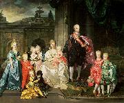 Johann Zoffany Grand Duke Pietro Leopoldo of Tuscany with his Family oil on canvas